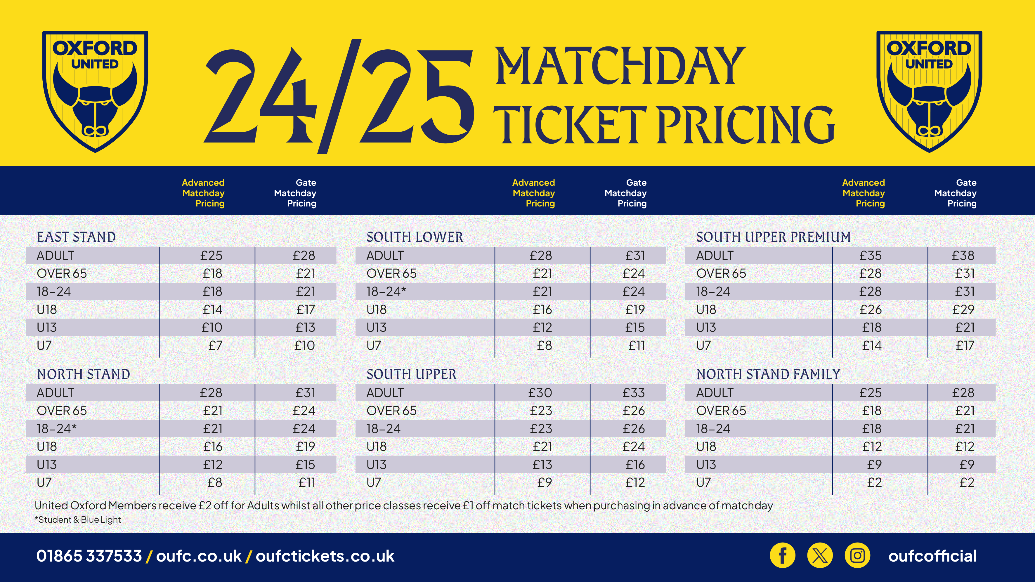 Home Ticket Pricing 24/25