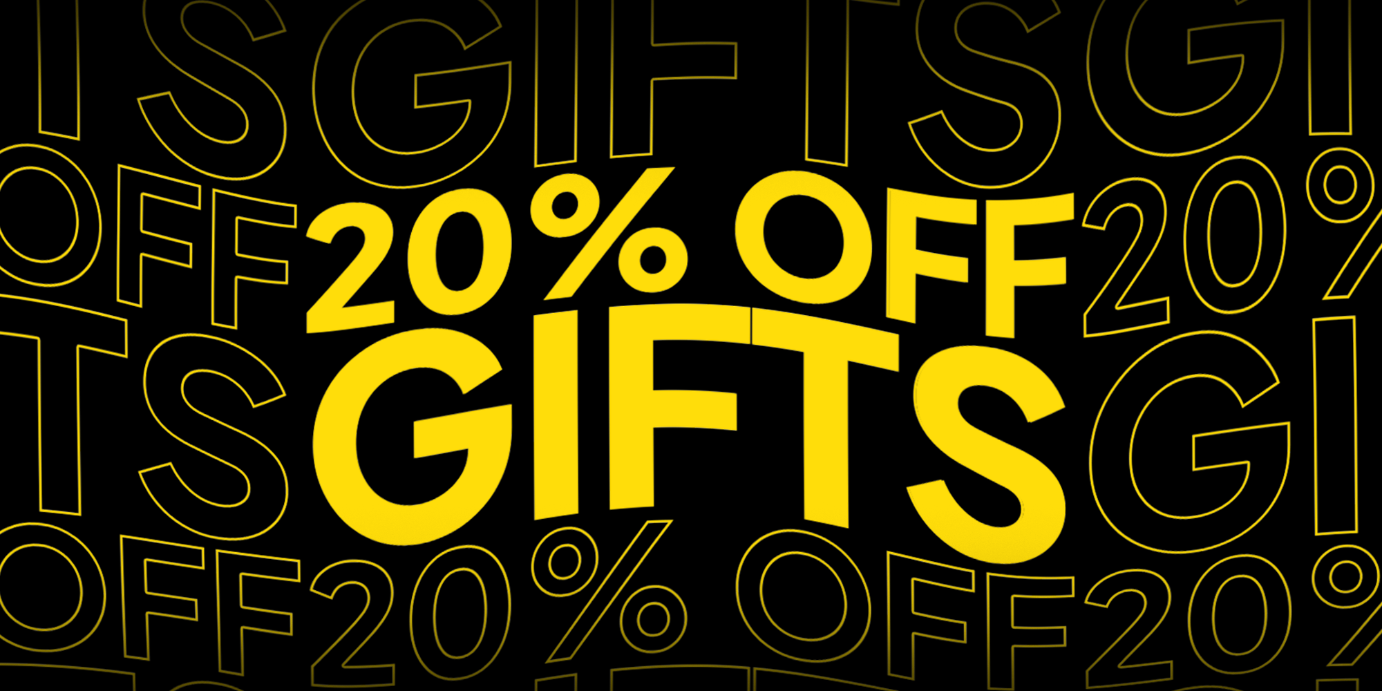 20% Off gifts