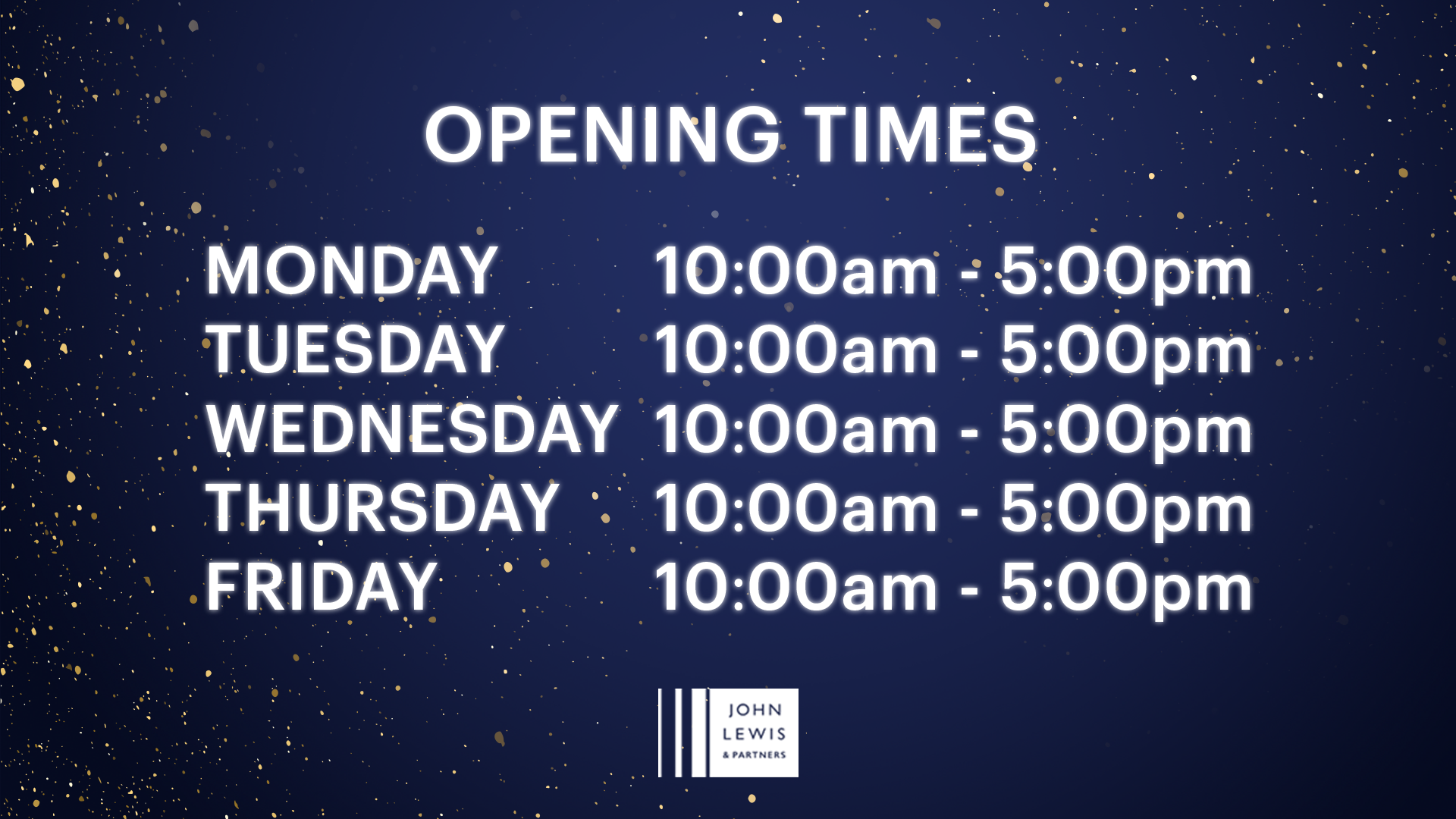 opening times