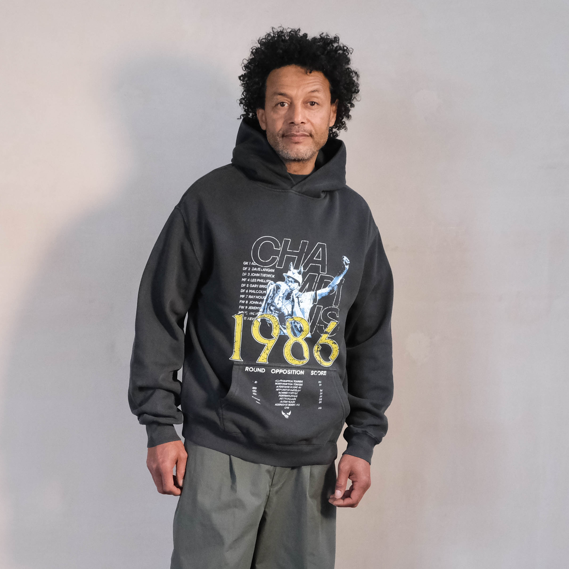 Champions Hood Faded Black