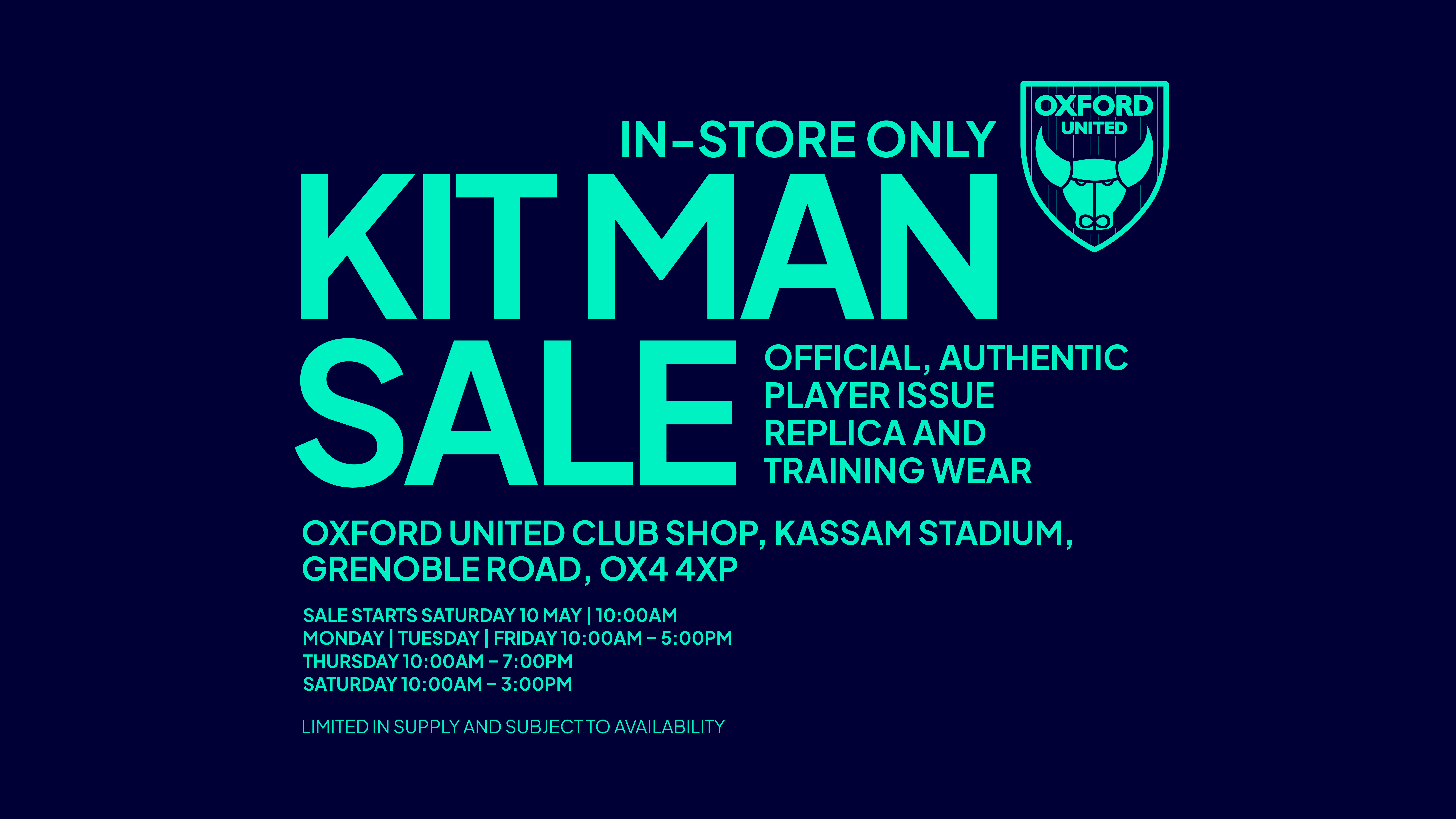 Kit Man Sale