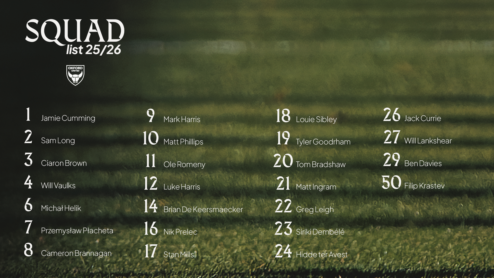 Squad List