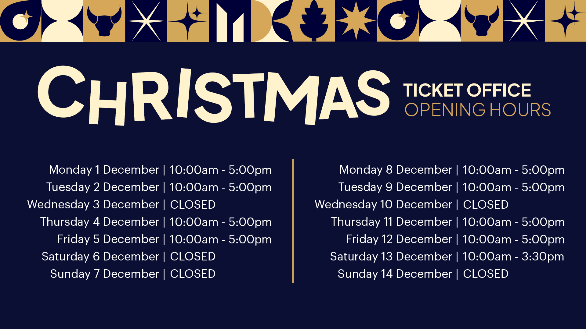 Ticket Office Opening Hours