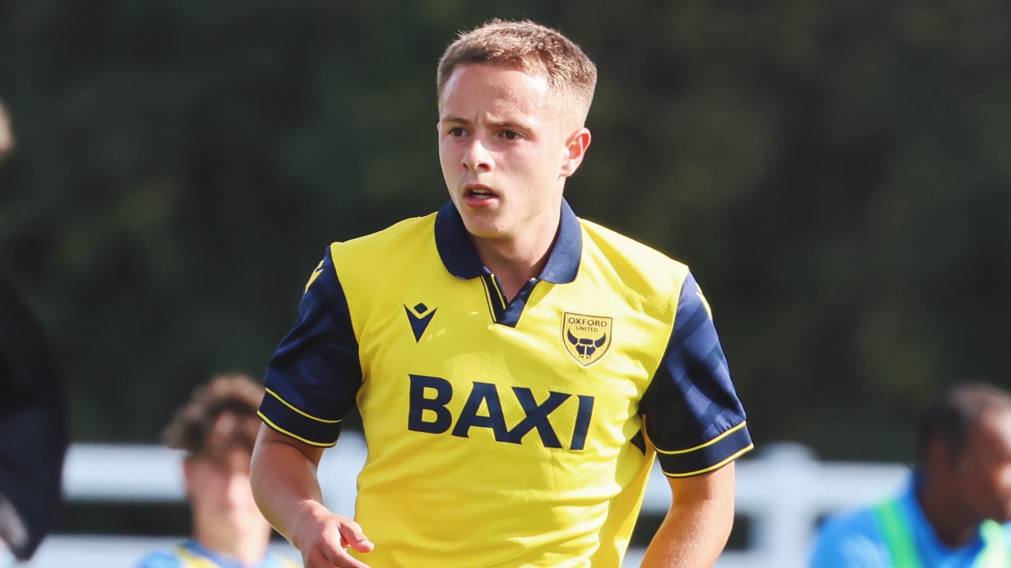 Josh Holton in action for Oxford United U21s