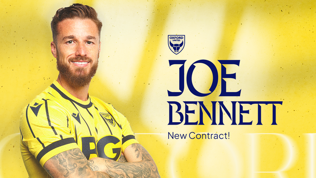 Joe Bennett Signs New Oxford United Deal | Oxford United Football Club