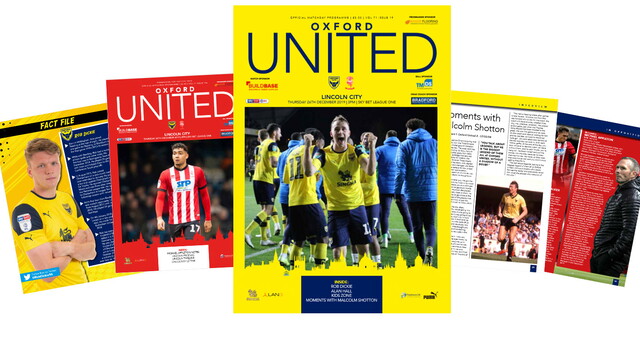 Lincoln City Programme | Oxford United Football Club