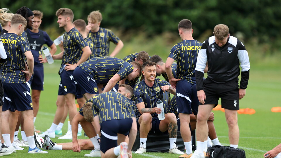 OUFC Players Training