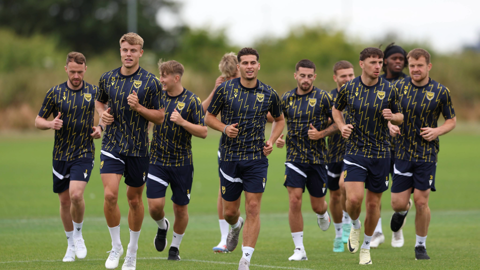 OUFC players running