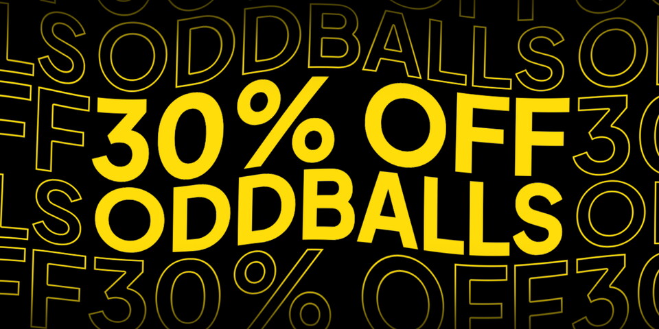 30% Off Oddballs