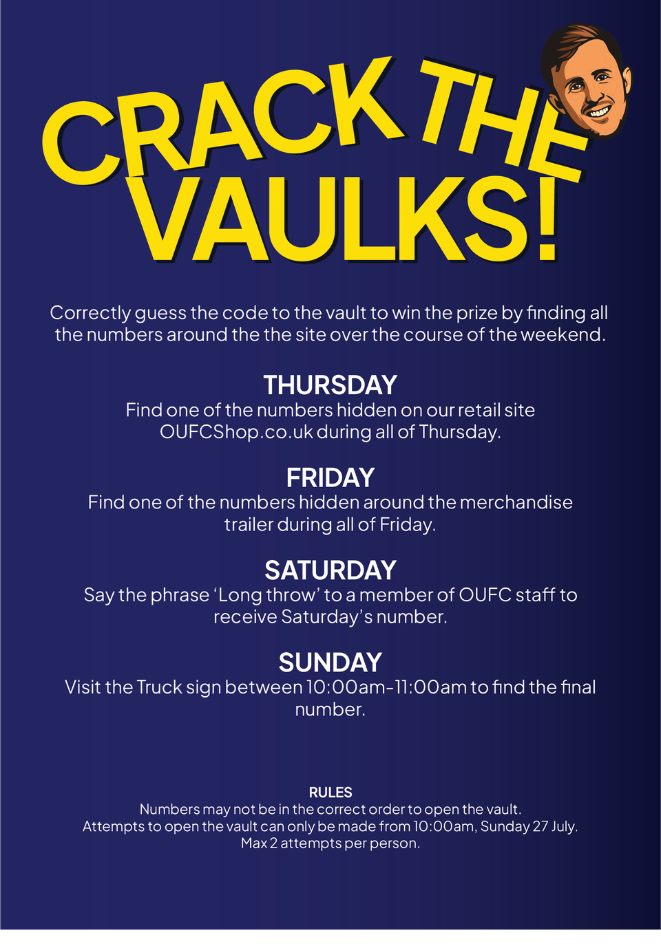 Crack the Vaulks Rules