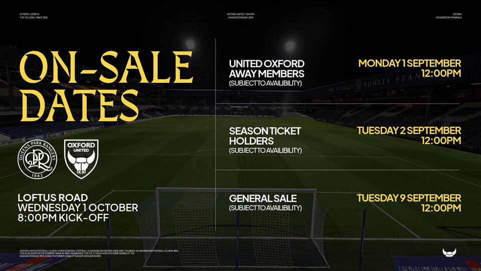 QPR Ticket on-sale dates