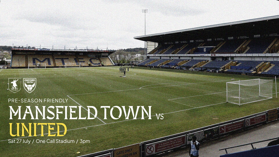 Oxford United to face Mansfield Town