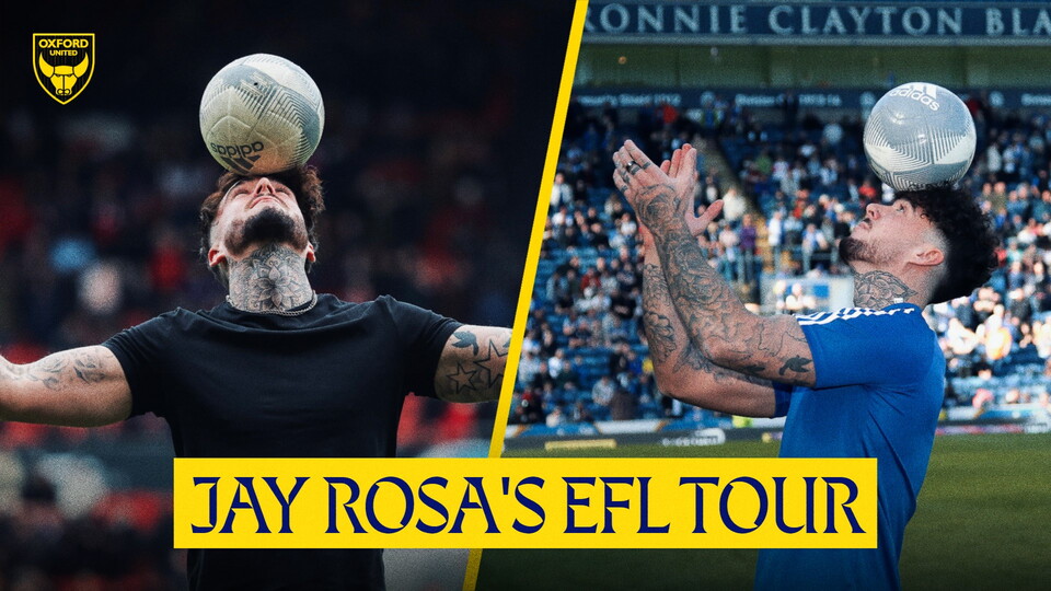 Jay Rosa’s EFL Tour Continues On Saturday | Oxford United Football Club