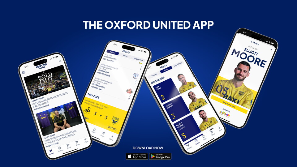 Oxford United Launch App