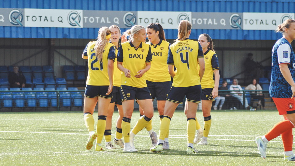 Oxford United Women Celebration