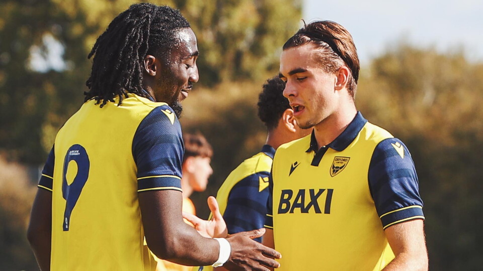 Oxford United U21s Celebration