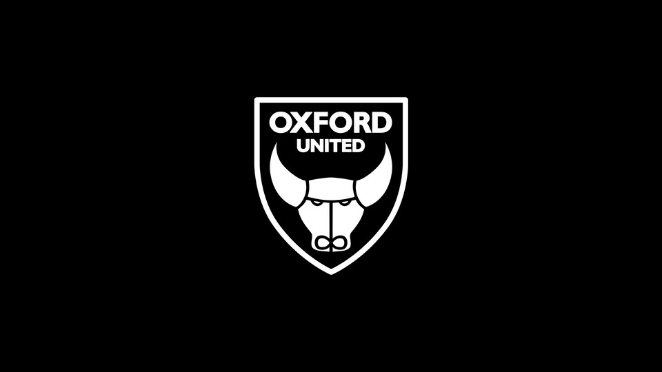 Oxford United Crest B&W